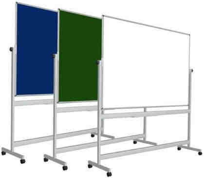 mobil hareketli yazı tahtaları tebeşirli mavi tebeşirli yeşil ve kalemli beyaz tekerlekli seyyar yazı tahtaları